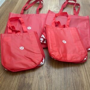 Mixed lot bundle lululemon bags purse carryall recyclable reusable gym tote